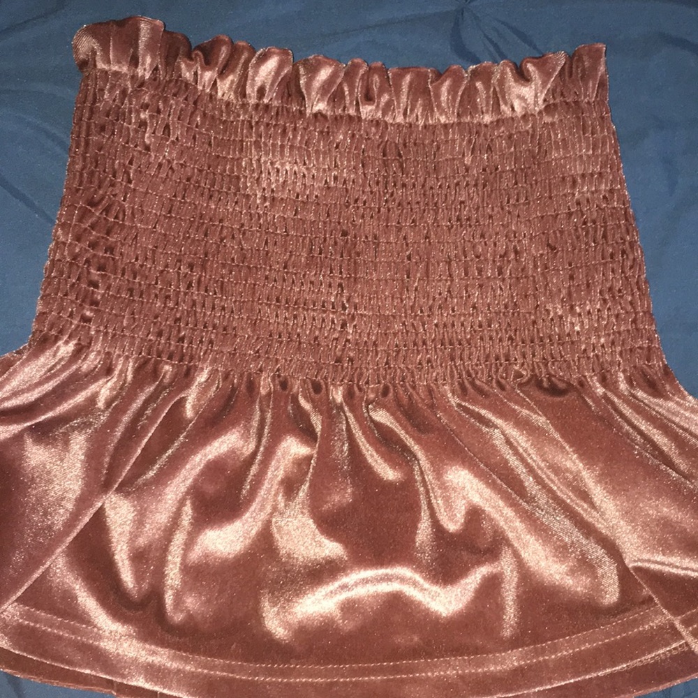 Rose gold Tube top